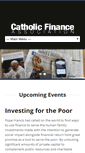 Mobile Screenshot of catholicfinanceassociation.com