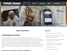 Tablet Screenshot of catholicfinanceassociation.com